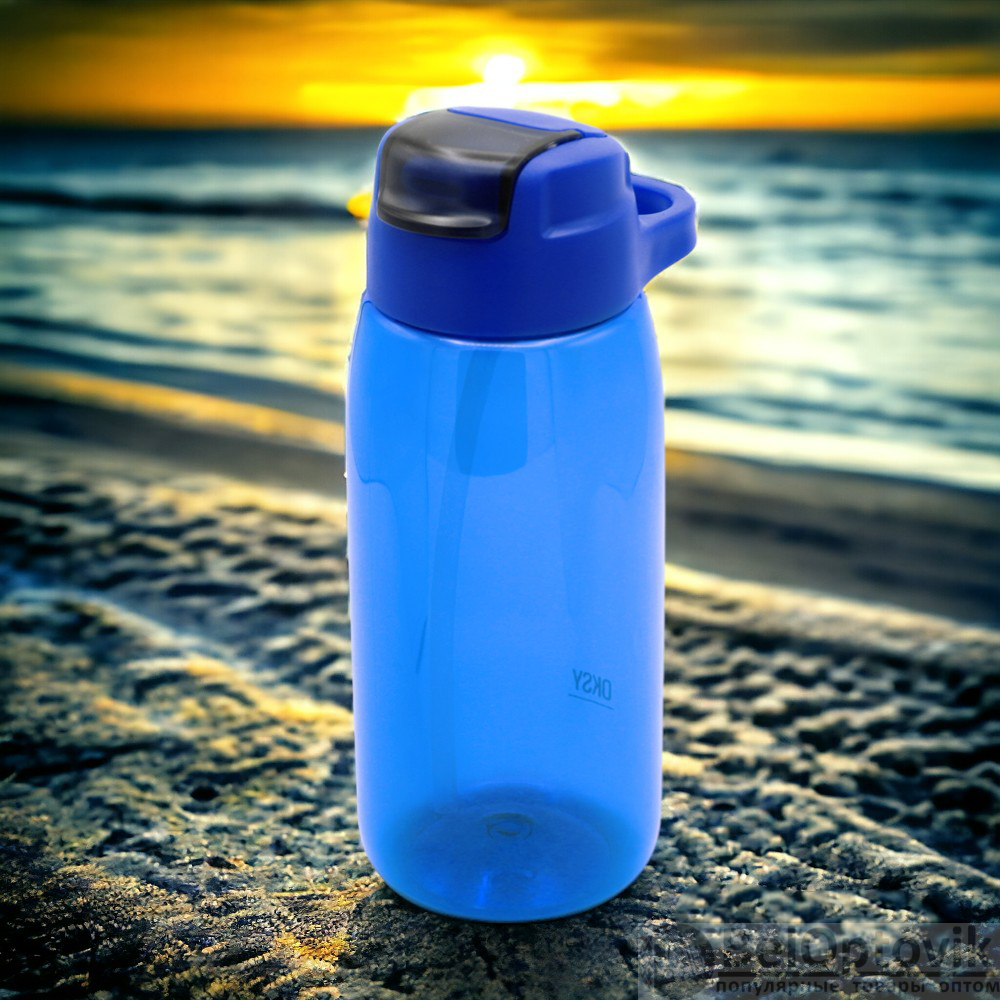 Пластиковая бутылка Lisso 600 мл / Компактная и объемная